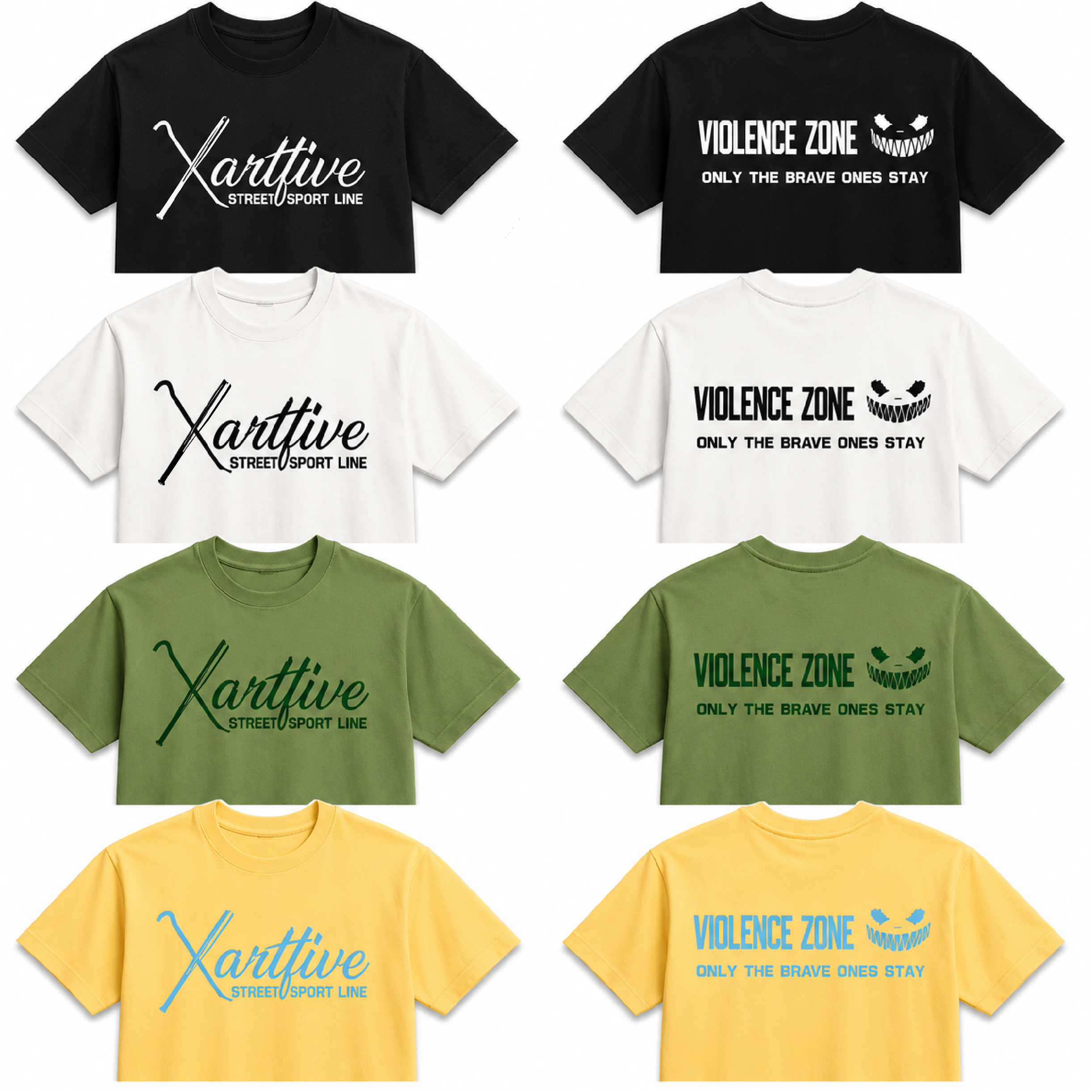 XARTIVE Violence Zone Yellow Edition Tee