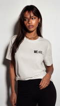 XARTFIVE “WE ARE..” Oversized T-Shirt – Off White
