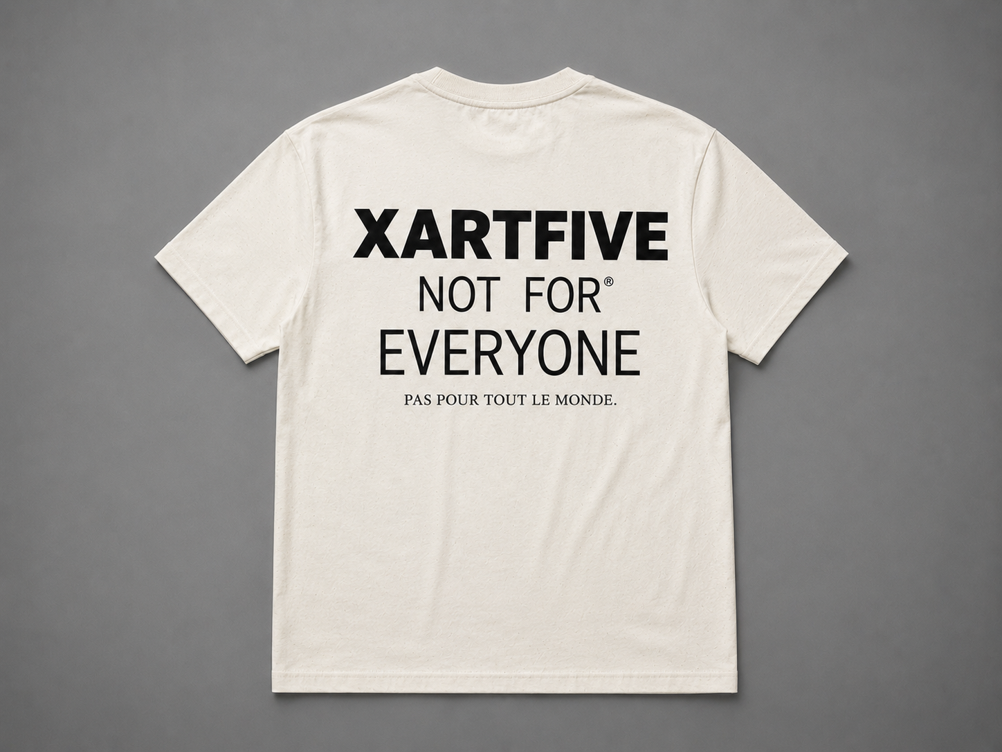 XARTFIVE “WE ARE..” Oversized T-Shirt – Off White