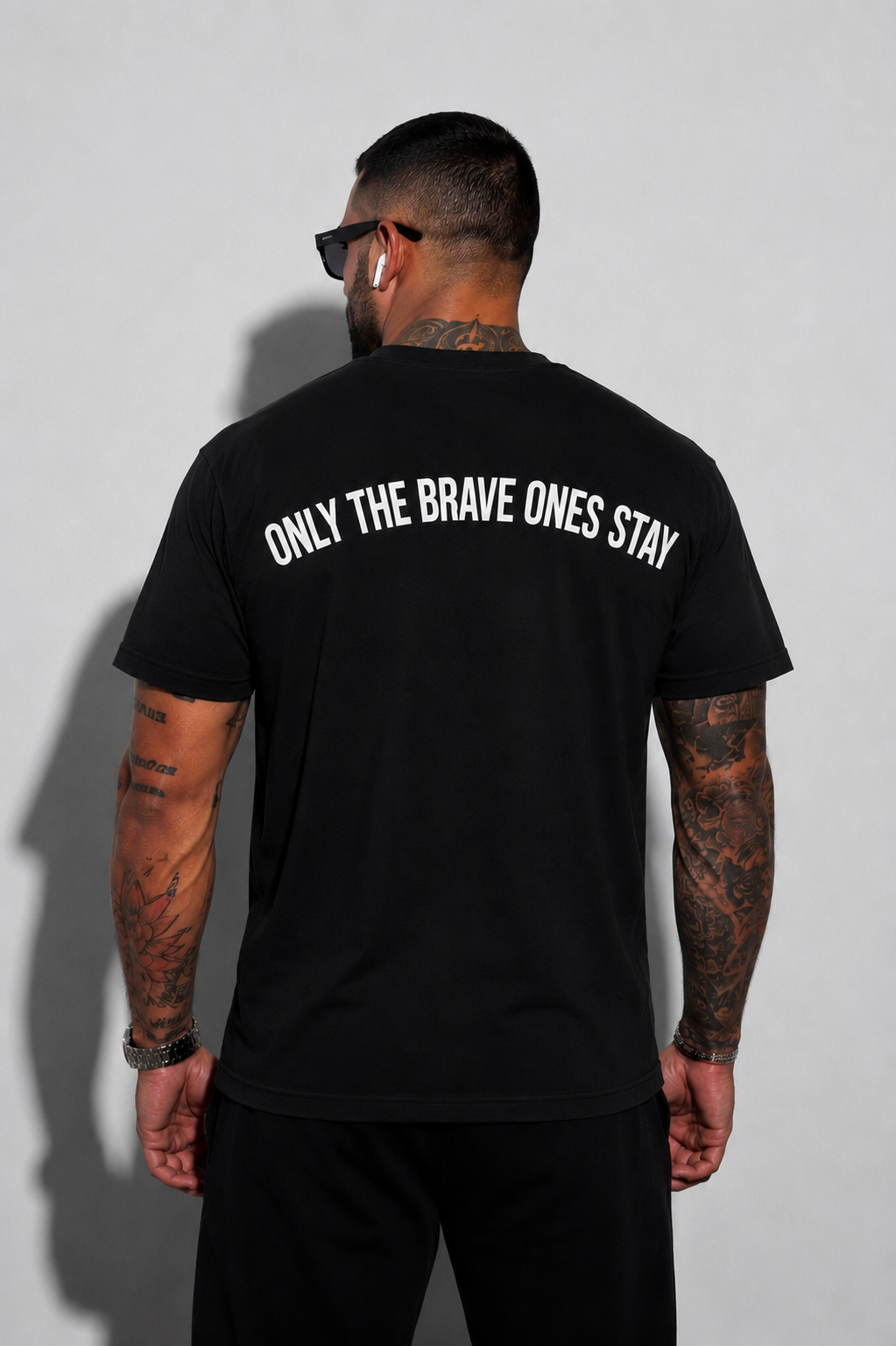 XARTPIVE “Brave Ones” Skull T-Shirt – Black