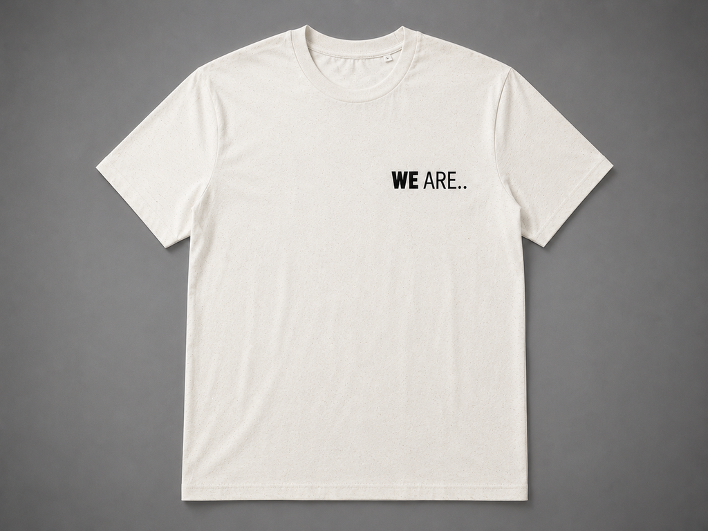 XARTFIVE “WE ARE..” Oversized T-Shirt – Off White