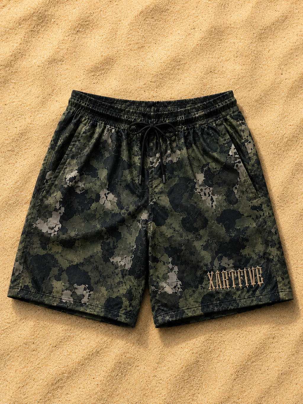 XARTFIVE Tactical Camo swin shorts – Premium Edition