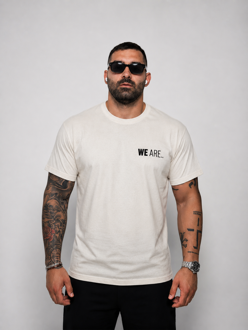XARTFIVE “WE ARE..” Oversized T-Shirt – Off White