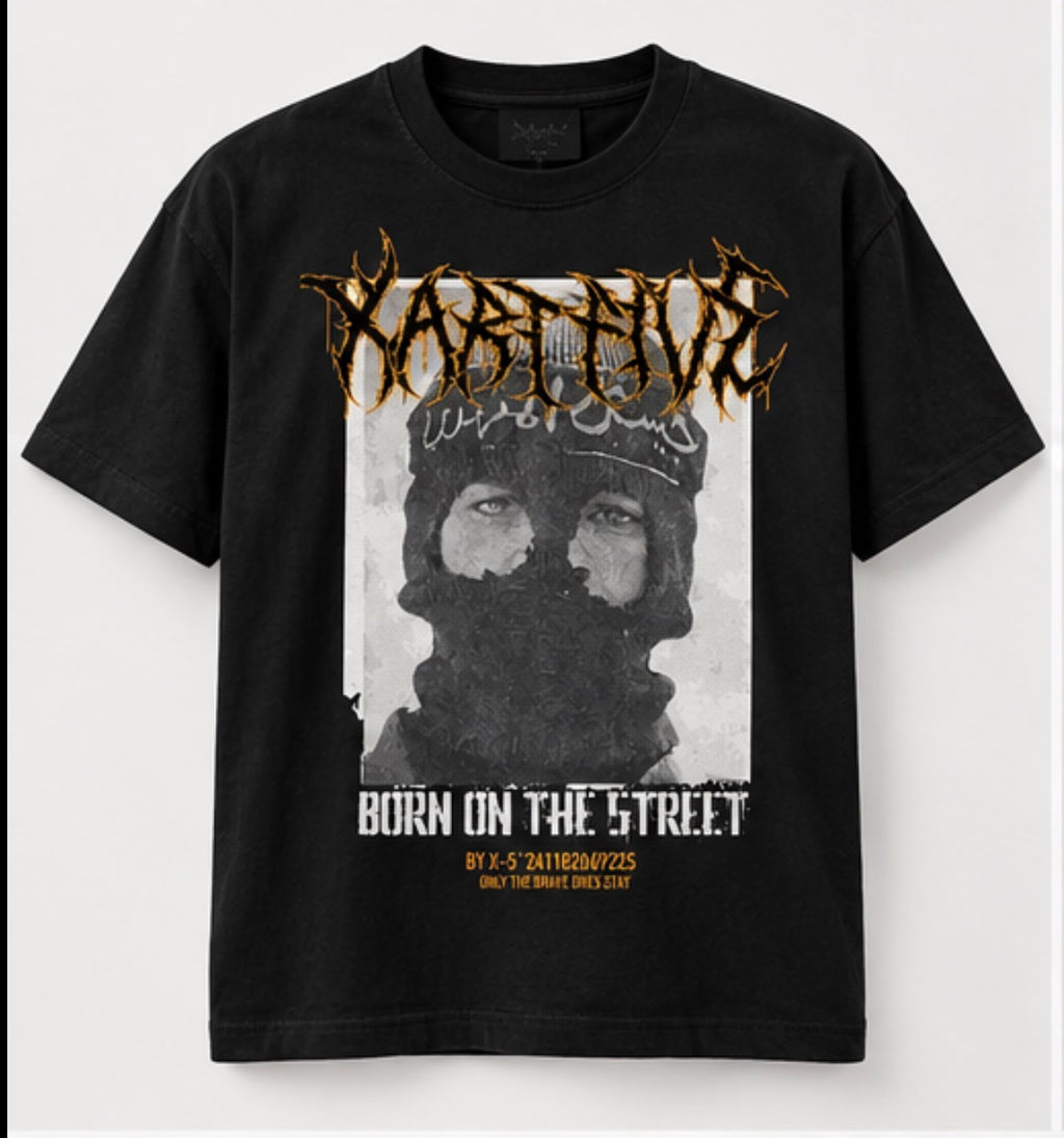 XARTFIVE BORN IN THE STREET T-Shirt