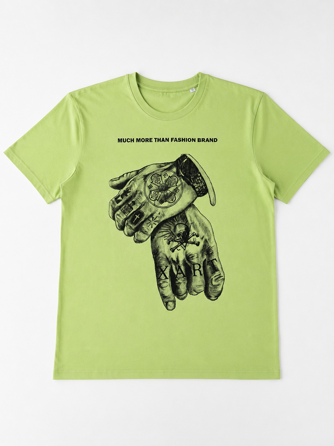 Hands tattoo Lime