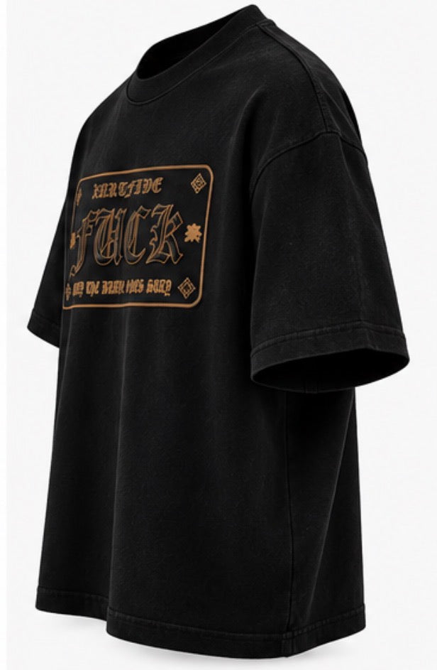 CHROMEXART Fuck Only The Brave Oversized T-Shirt