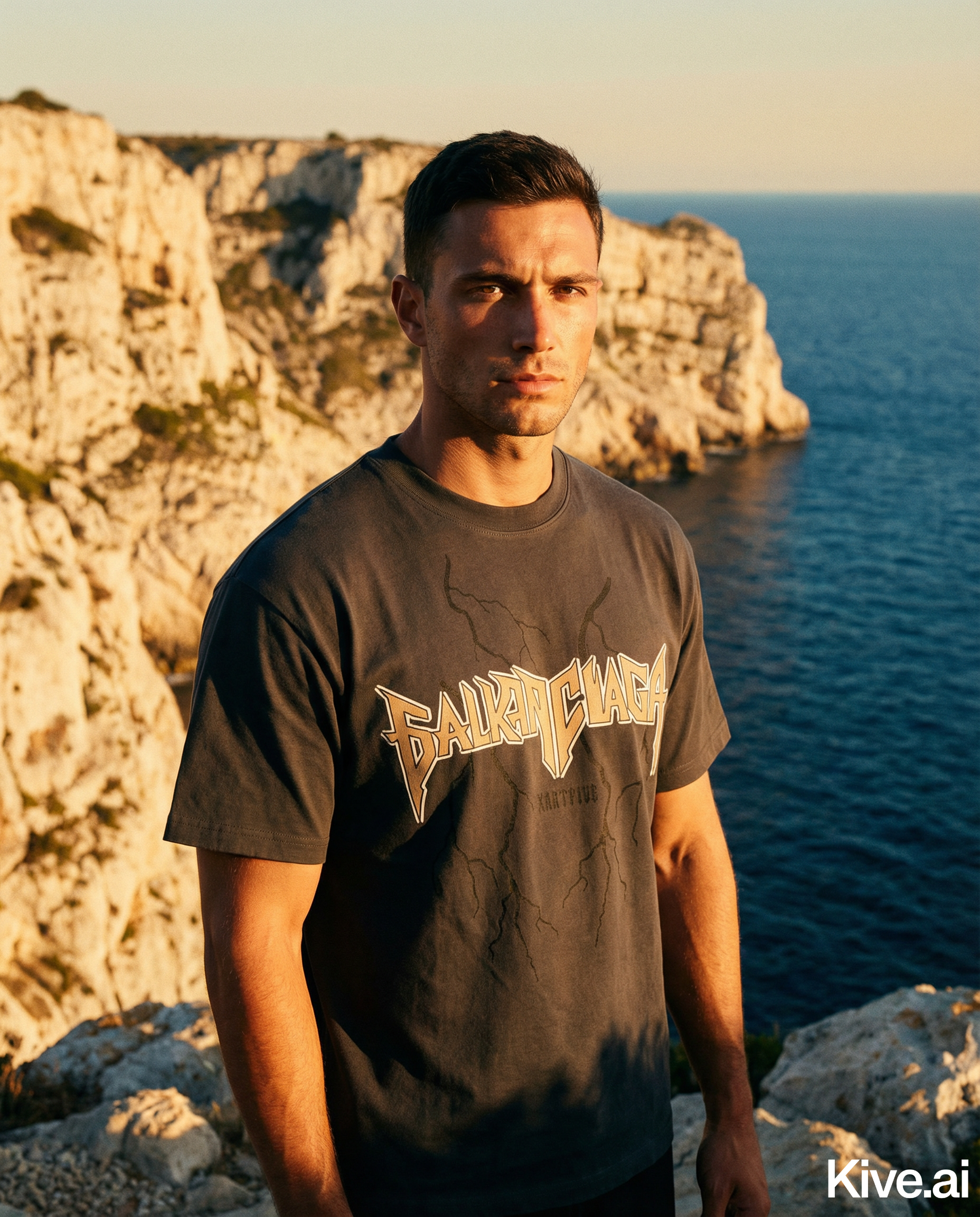 BALKANCIAGA Rock Festival T-Shirt – Black