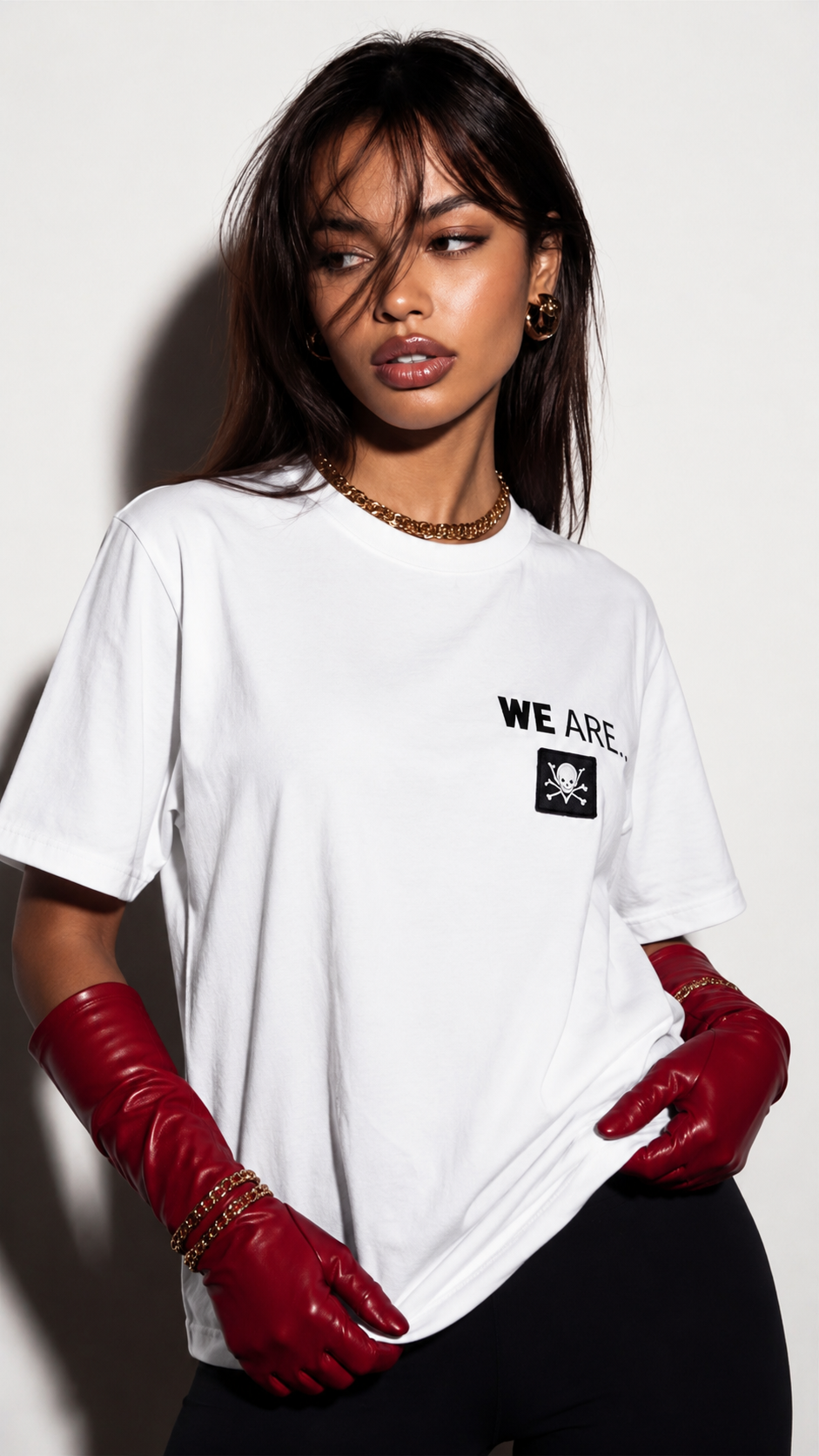 XARTFIVE – WE ARE.. Premium Oversized T-Shirt | White